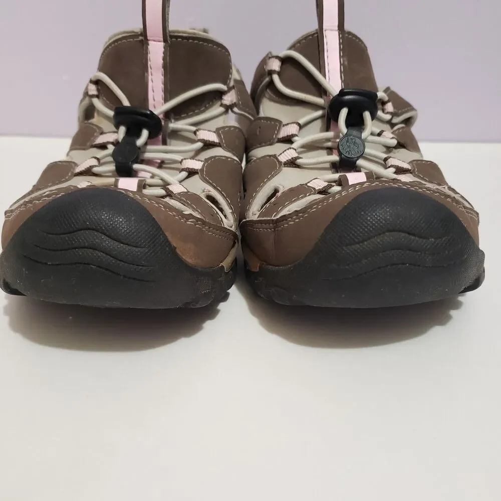 Northside Brown Pink Women's Walking Hiking Shoes Sz 9